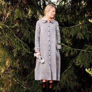Son de Flor Twill Linen Dress/Coat